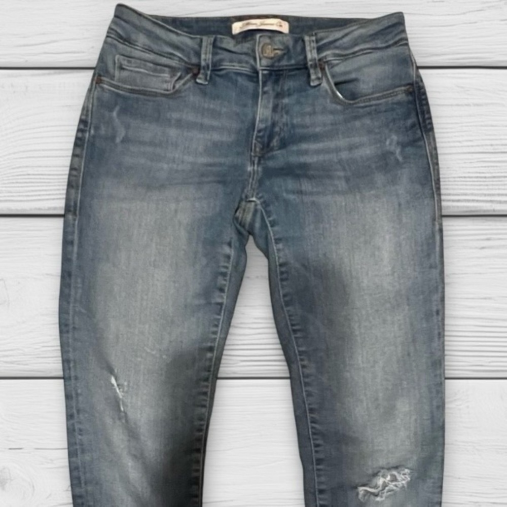 Mavi Jeans Adriana Ankle Mid Rise Super Skinny Jeans Sz 24-26